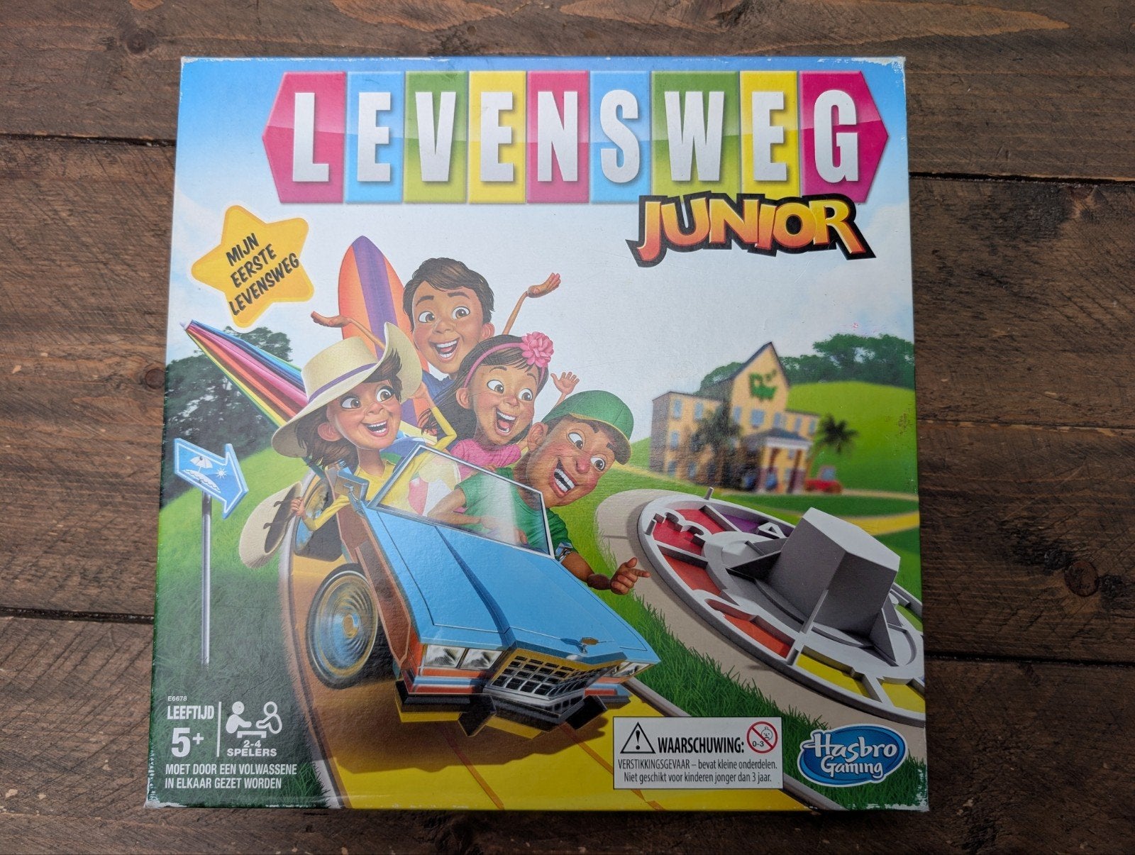 Levensweg Junior Bordspel - Mijn Eerste Levensweg, Drie of vier spelers, Ophalen of Verzenden, Gebruikt, Hasbro Gaming