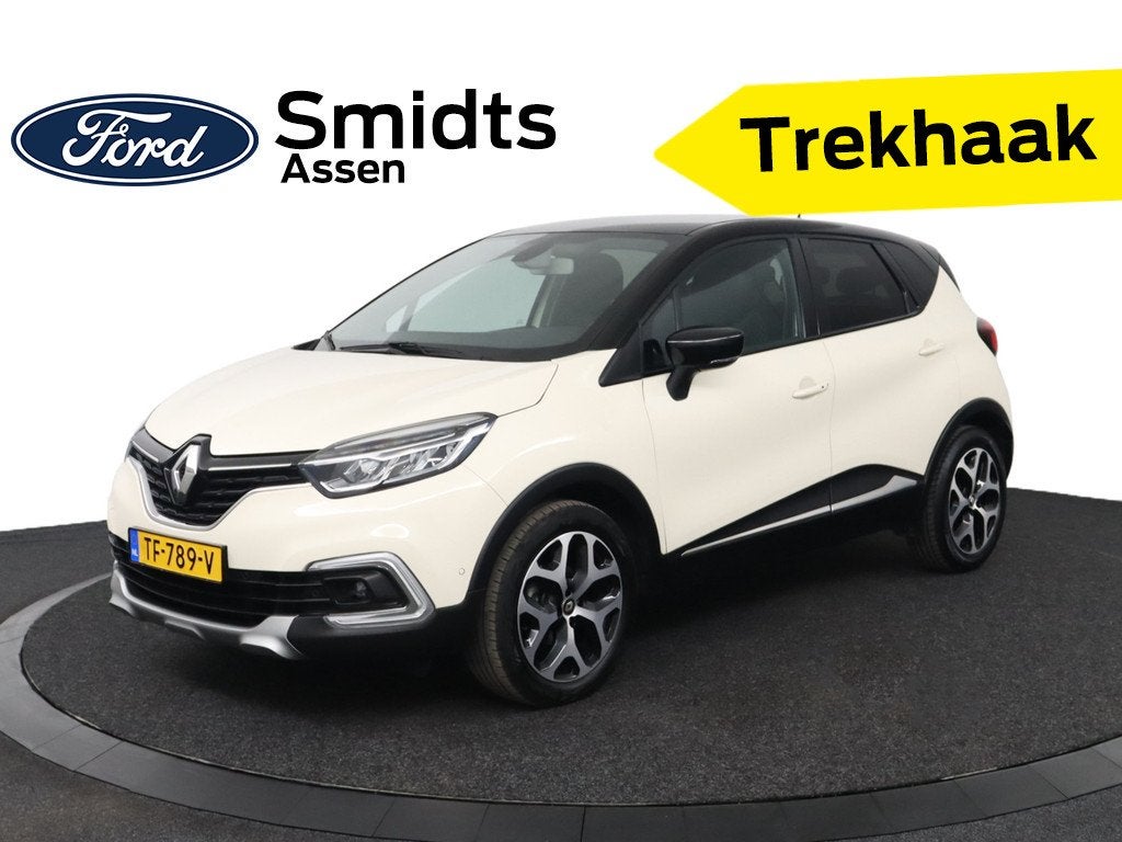 Renault Captur 90pk TCe Intens | Trekhaak | Camera | Led Ver, Voorwielaandrijving, 898 cc, Stof, Gebruikt