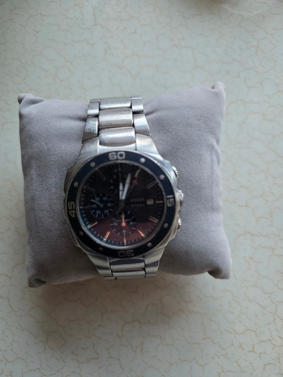 Herenhorloges: Guess Steel, Vullier & Bruun, Quartz, Sieraden, Tassen en Uiterlijk, Overige merken, Staal, Gebruikt, Staal