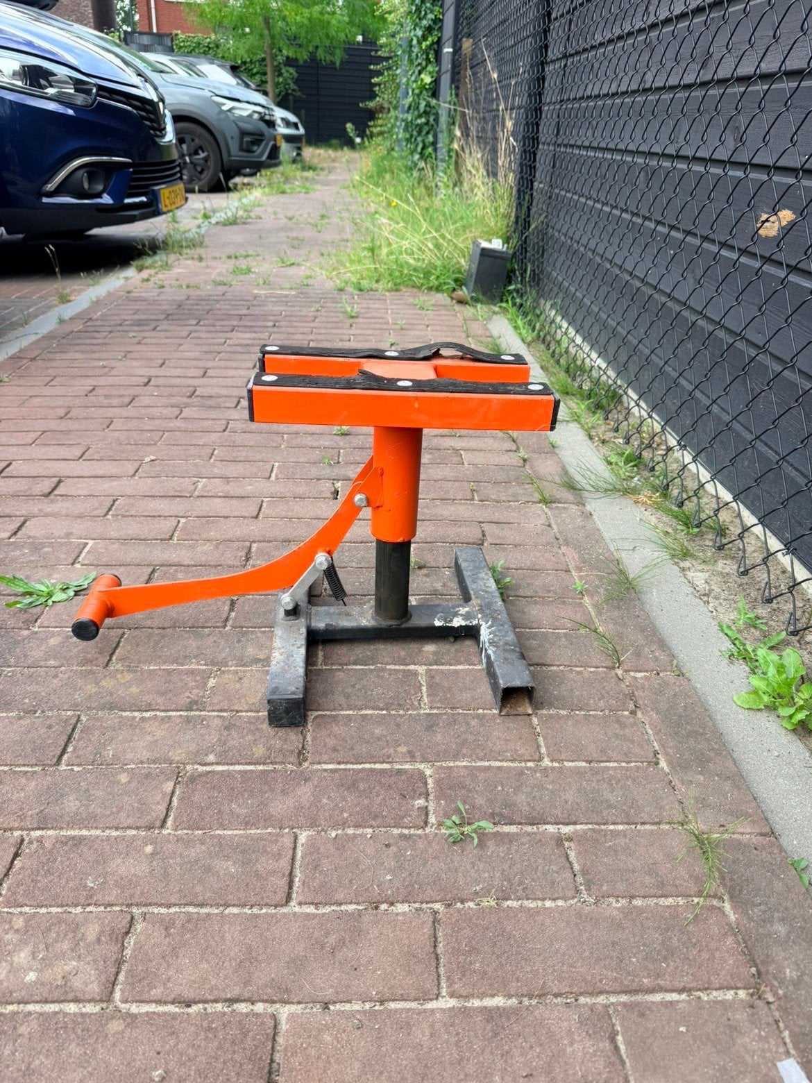 crossmotor bok, Ophalen, Gebruikt, Liggend