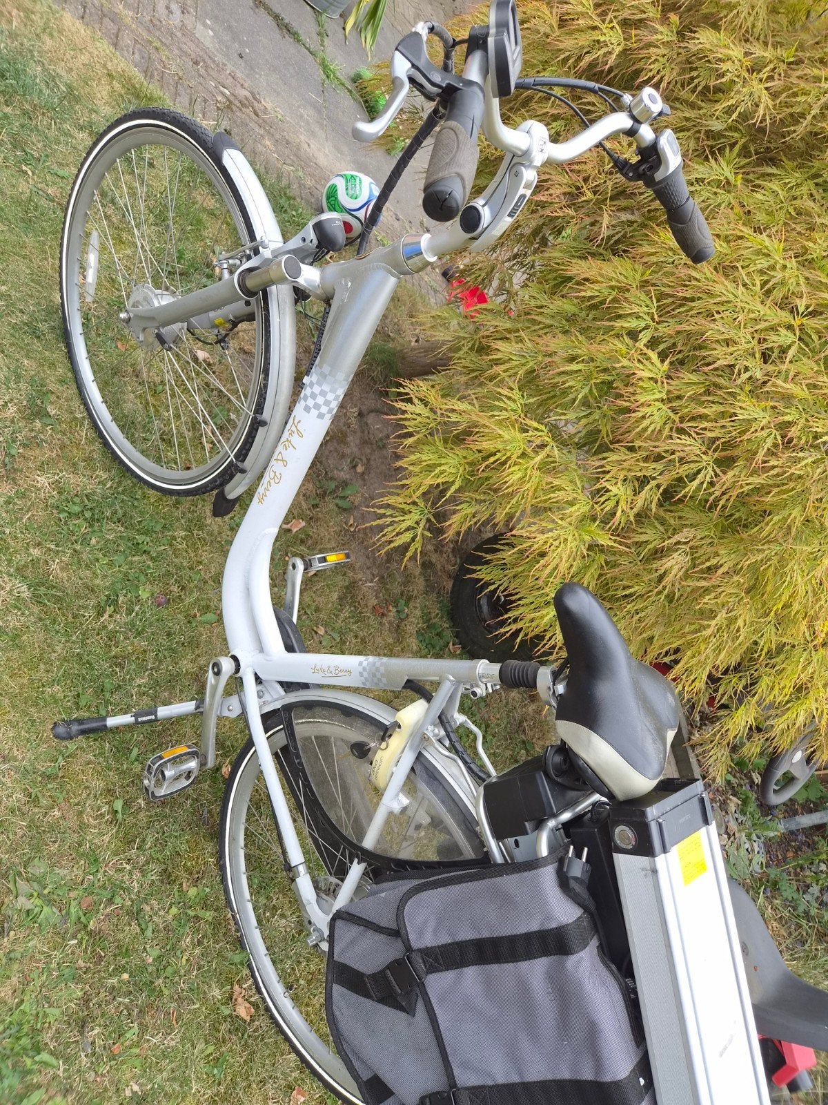 Elektrische fiets met kapotte accu, Fietsen en Brommers, Elektrische fietsen, Ophalen, Gebruikt, Overige merken