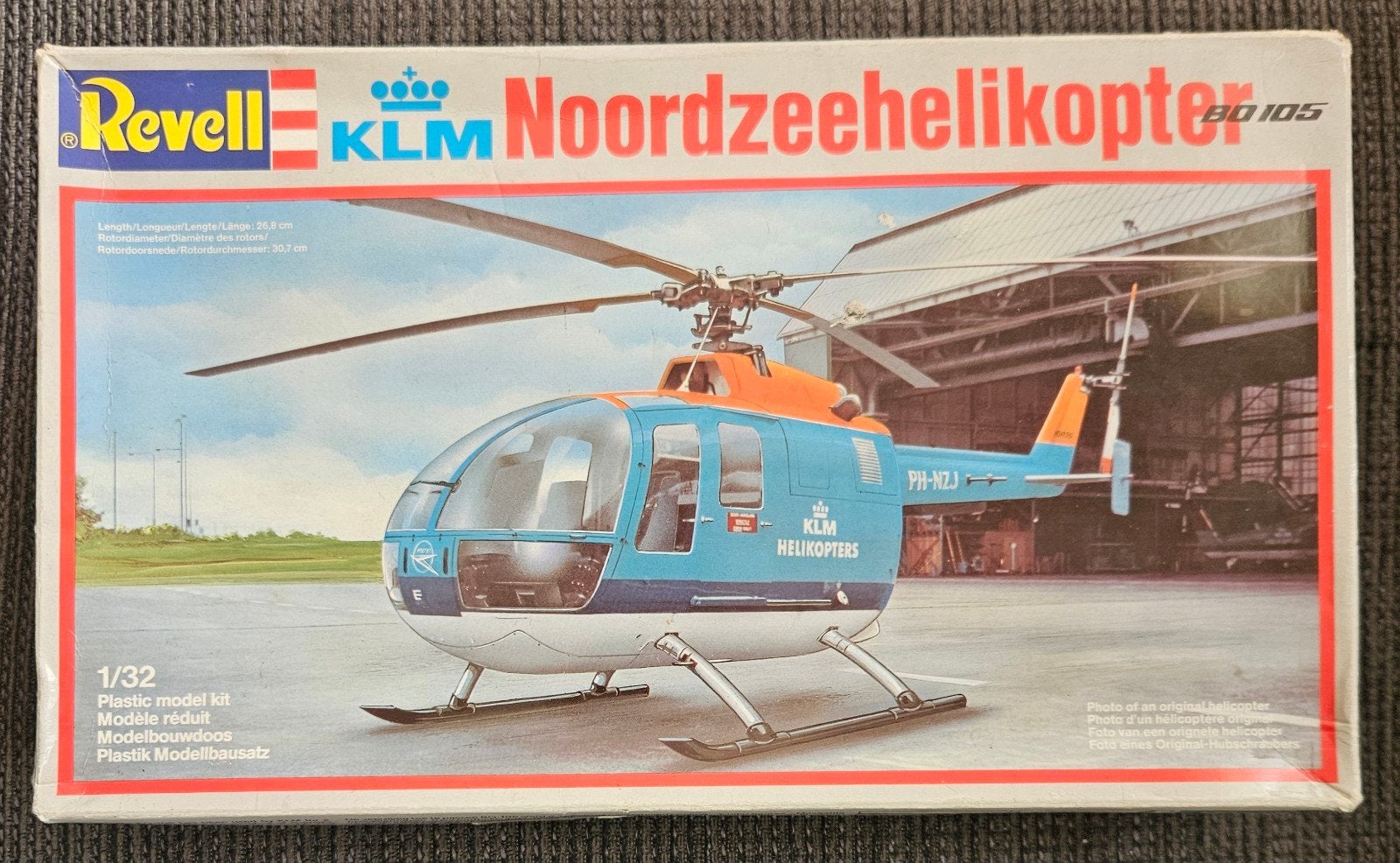 Revell KLM Noordzeehelikopter 1:32 Modelbouwkit, Hobby en Vrije tijd, Modelbouw | Vliegtuigen en Helikopters, Nieuw, Ophalen of Verzenden