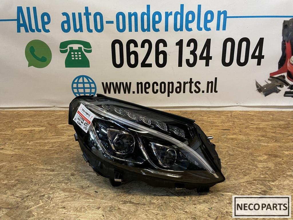 C KLASSE W205 VOL LED KOPLAMP RECHTS ORIGINEEL A2059069401, Auto-onderdelen, Verlichting, Gebruikt, -, Ophalen of Verzenden, -