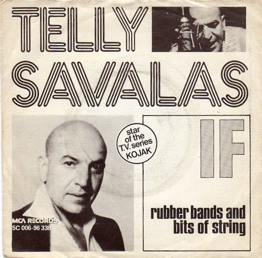 Telly Savalas ‎: If (1975), Cd's en Dvd's, Gebruikt, Fotohoes, 7 inch, Ophalen of Verzenden