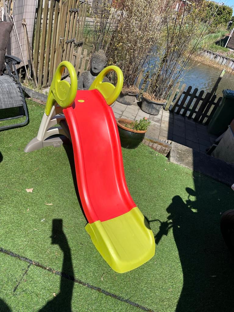 Smoby glijbaan met wateraansluiting nieuwstaat, Ophalen, Zo goed als nieuw, Glijbaan