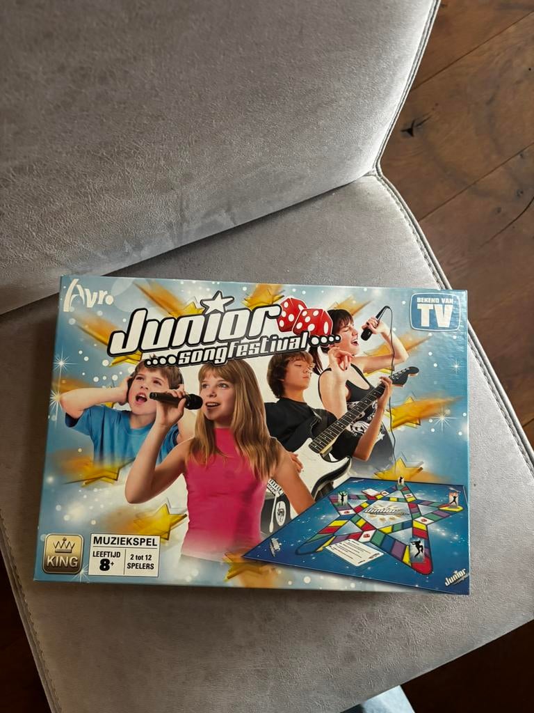 Juniorsongfestival spel, Vijf spelers of meer, Ophalen of Verzenden, Zo goed als nieuw