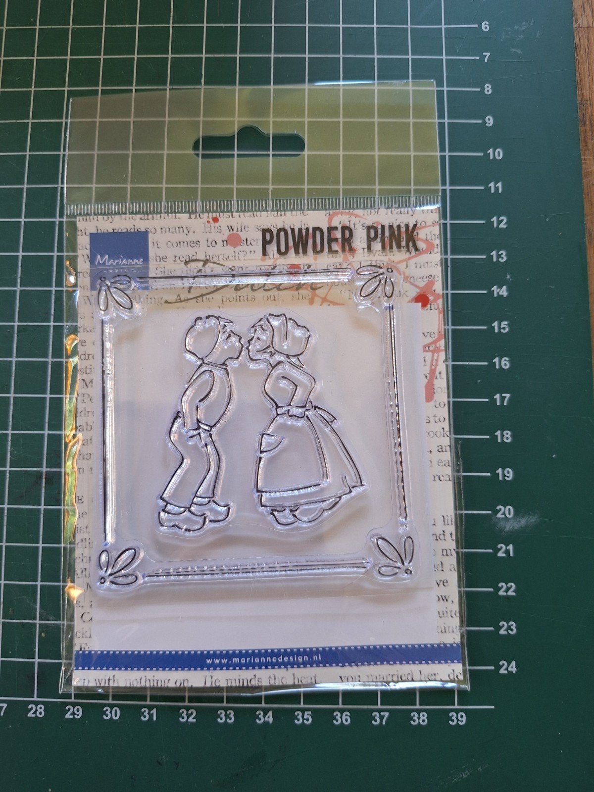 Marianne Design Clearstamp PP2803 - Dutch Kissing Couple, Ophalen of Verzenden, Nieuw, Clearstamp