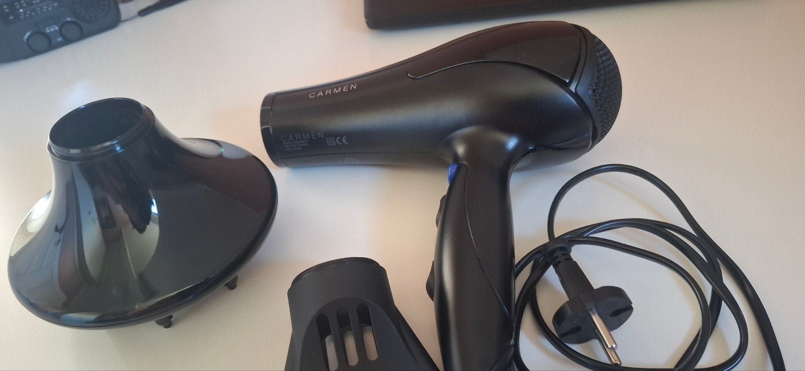 Carmen Föhnset met accessoires en koude blaasfunctie, Ophalen of Verzenden, Zo goed als nieuw, Haarverzorging