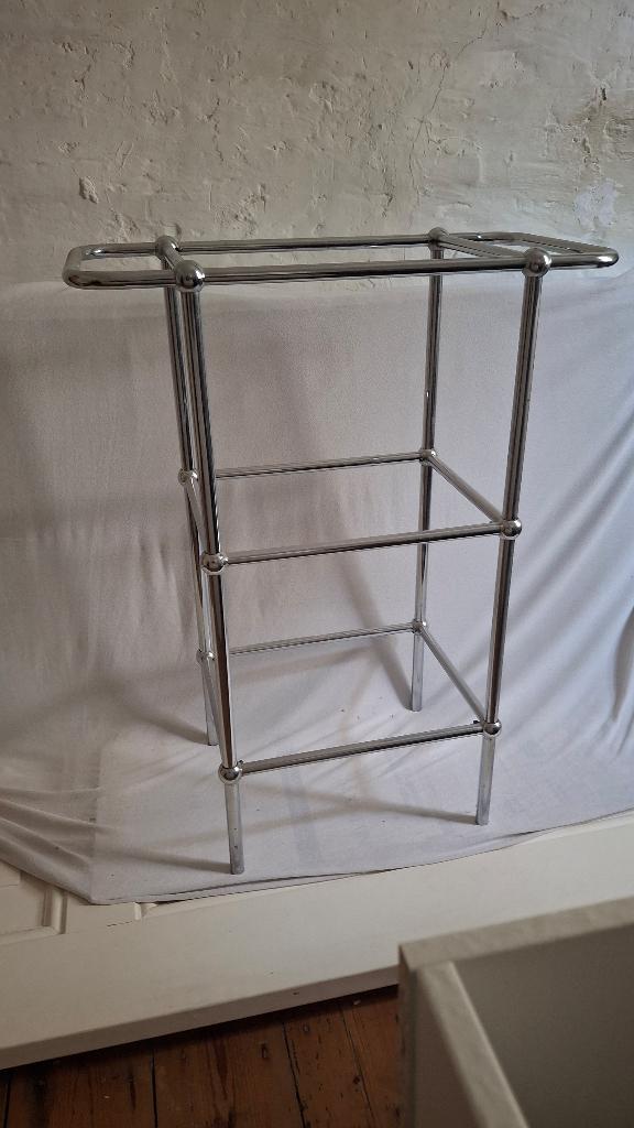 Vintage bijzettafel uit de jaren 80, Huis en Inrichting, Tafels | Bijzettafels, Ophalen, 55 tot 75 cm, Zo goed als nieuw, 60 cm of meer