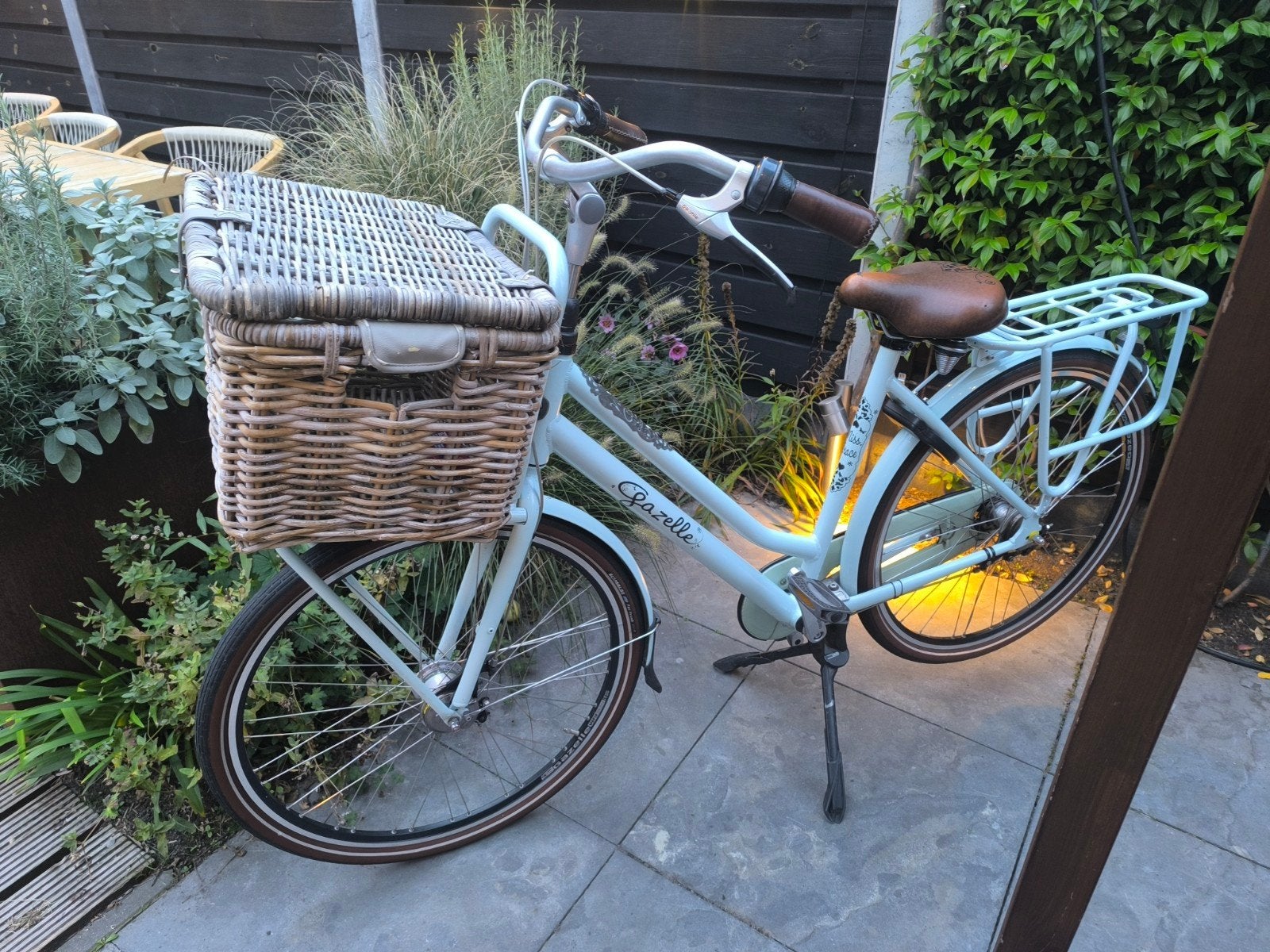Gazelle Miss Grace 28 inch fiets met mand, 56 cm of meer, Ophalen, Gebruikt, Gazelle