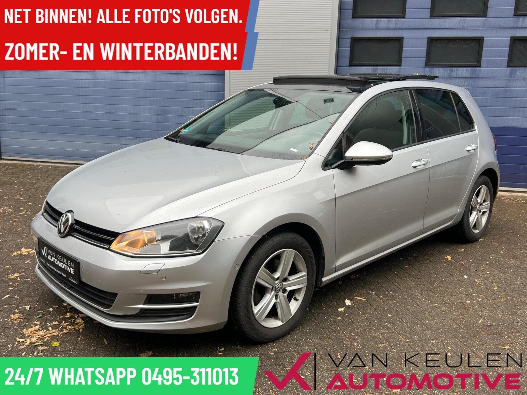 Volkswagen Golf 1.4 TSI Comfortline l Pano l Cruise l Luxe!, Voorwielaandrijving, Stof, Gebruikt, 4 cilinders