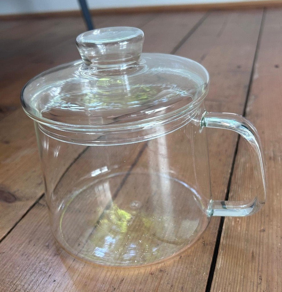 Theepot, Ophalen, Glas, Zo goed als nieuw, Theepot