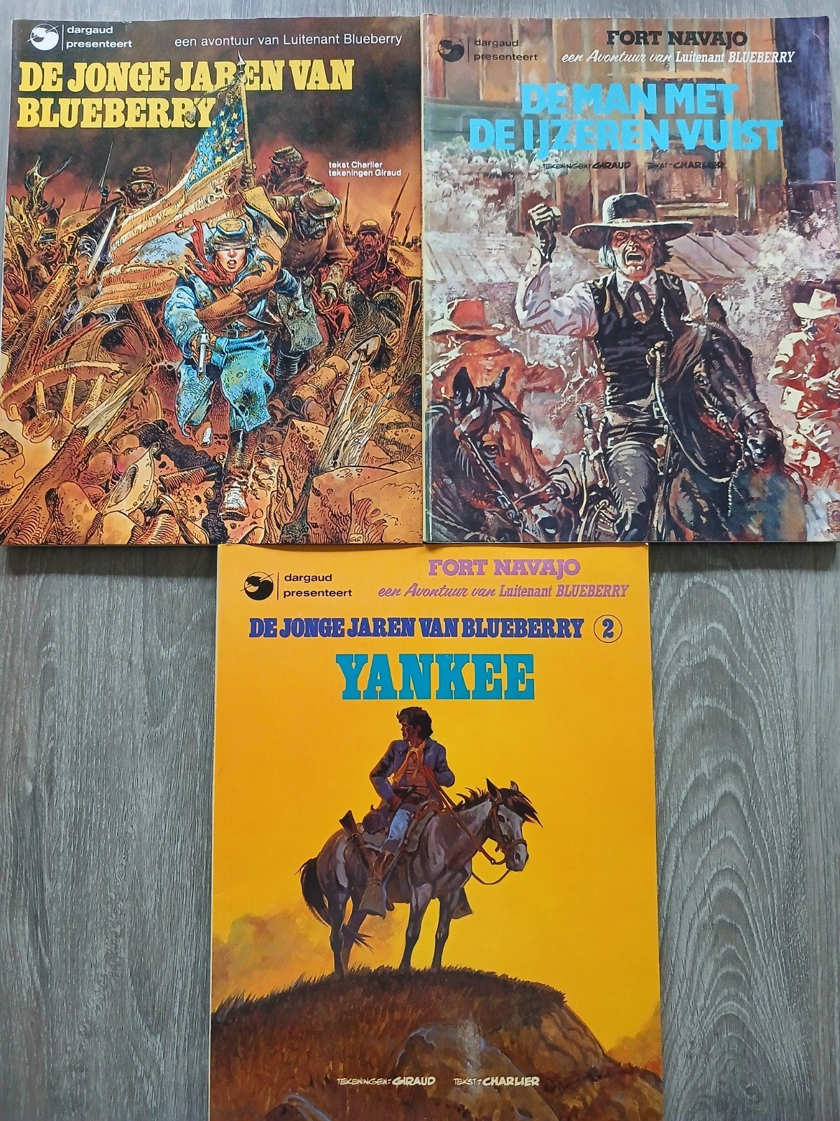 De Jonge Jaren van Blueberry - 3 stripboeken, Ophalen of Verzenden