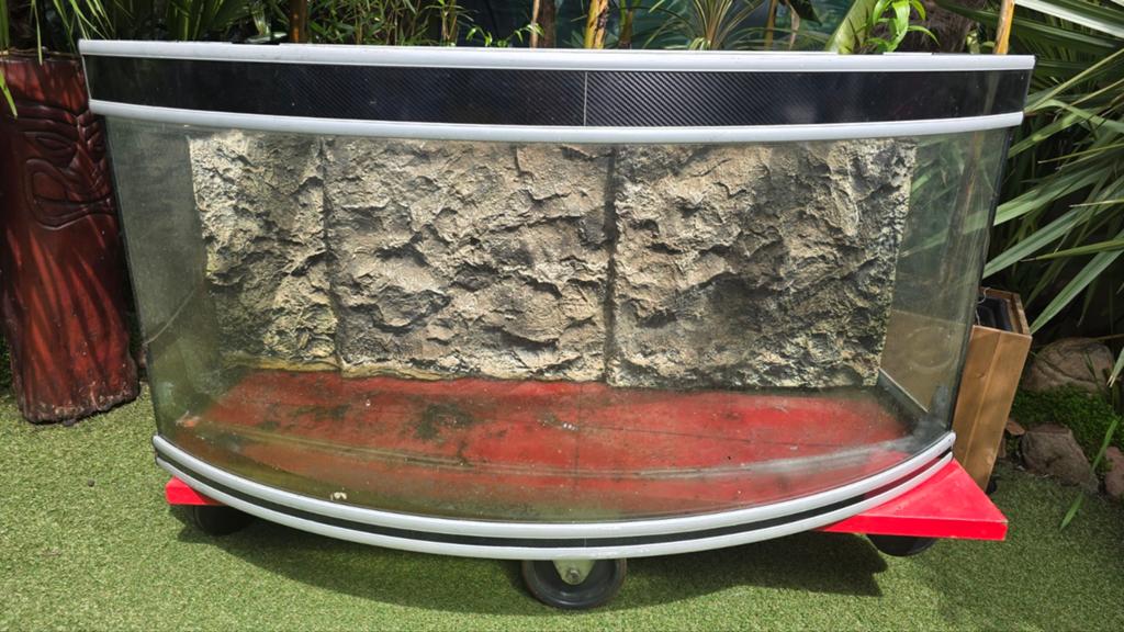 Gratis aquarium, Ophalen of Verzenden, Gebruikt, Leeg aquarium