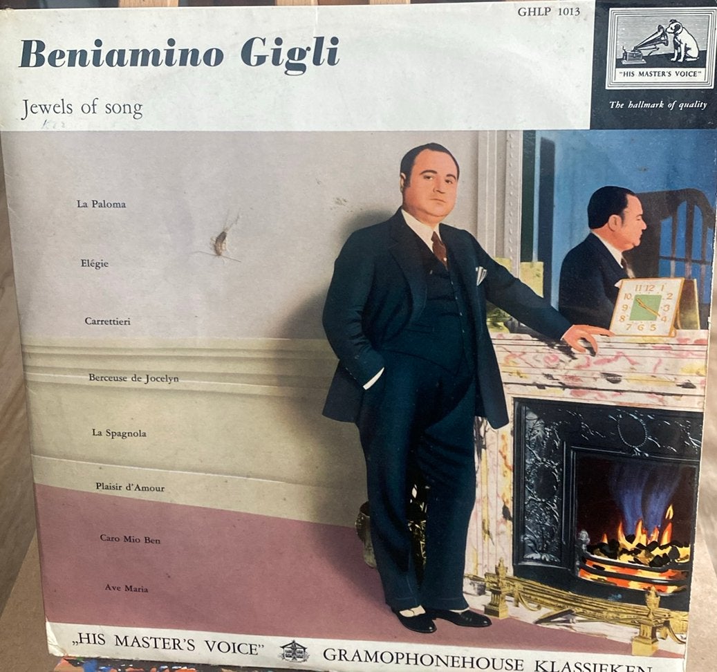 Beniamino Gigli, 50-er jaren, his masters voice GHLP 1013, Ophalen, 10 inch, Overige typen, Zo goed als nieuw