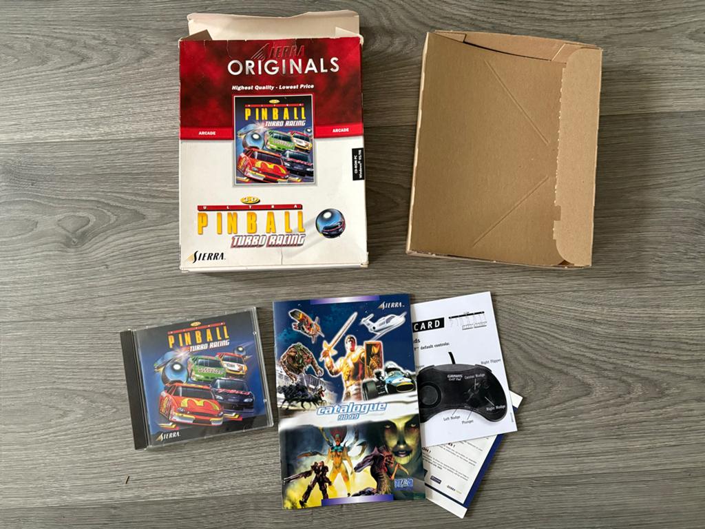 Pinball Turbo Racing PC CD-ROM - Sierra Originals, Gebruikt, 1 speler, Racen en Vliegen, Ophalen of Verzenden