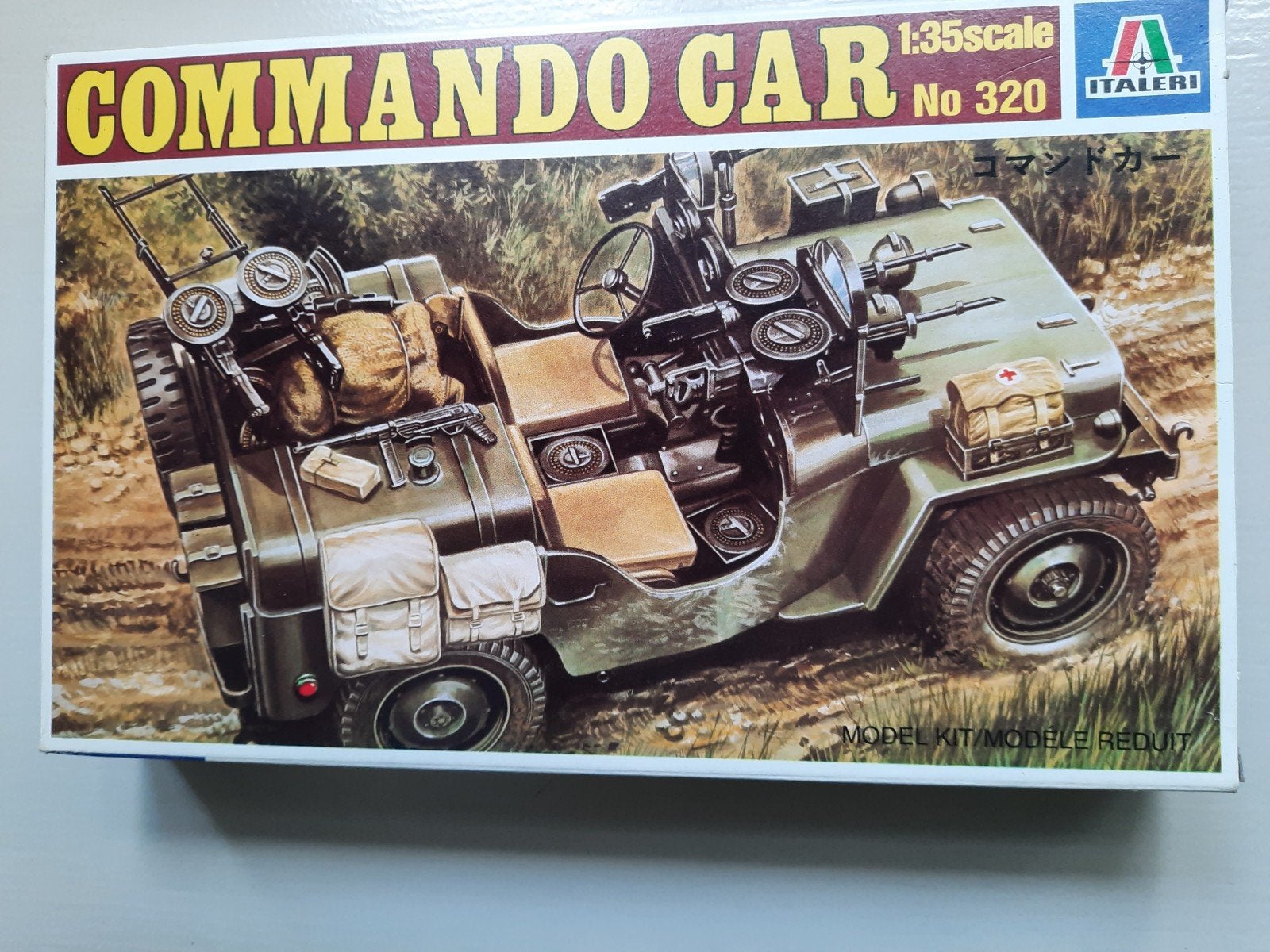 Modelbouw leger commando car, Ophalen, Landmacht, Nederland