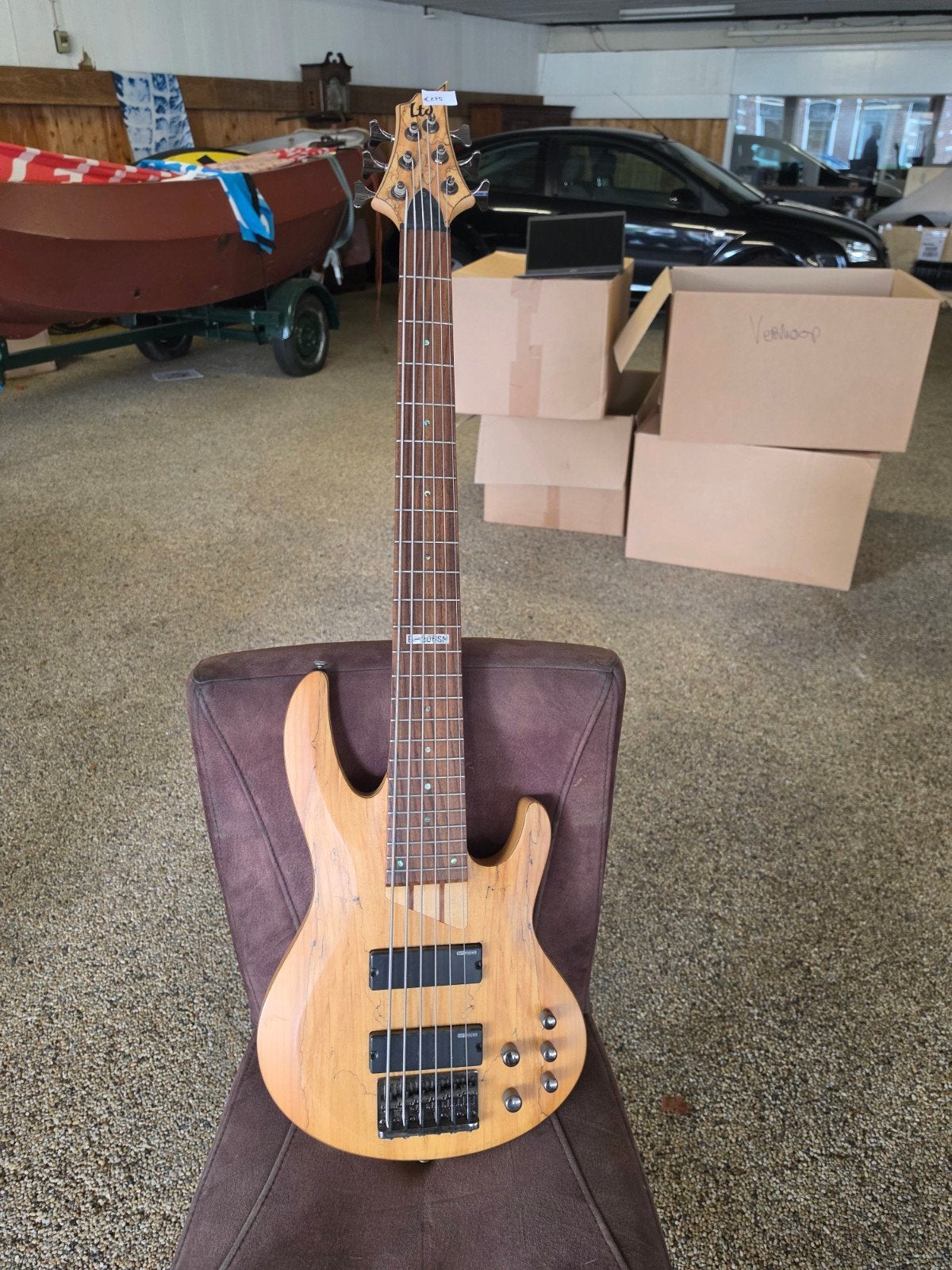 LTD B-206SM 6-snarige basgitaar, Ophalen, Gebruikt, Elektrisch, 6-snarig