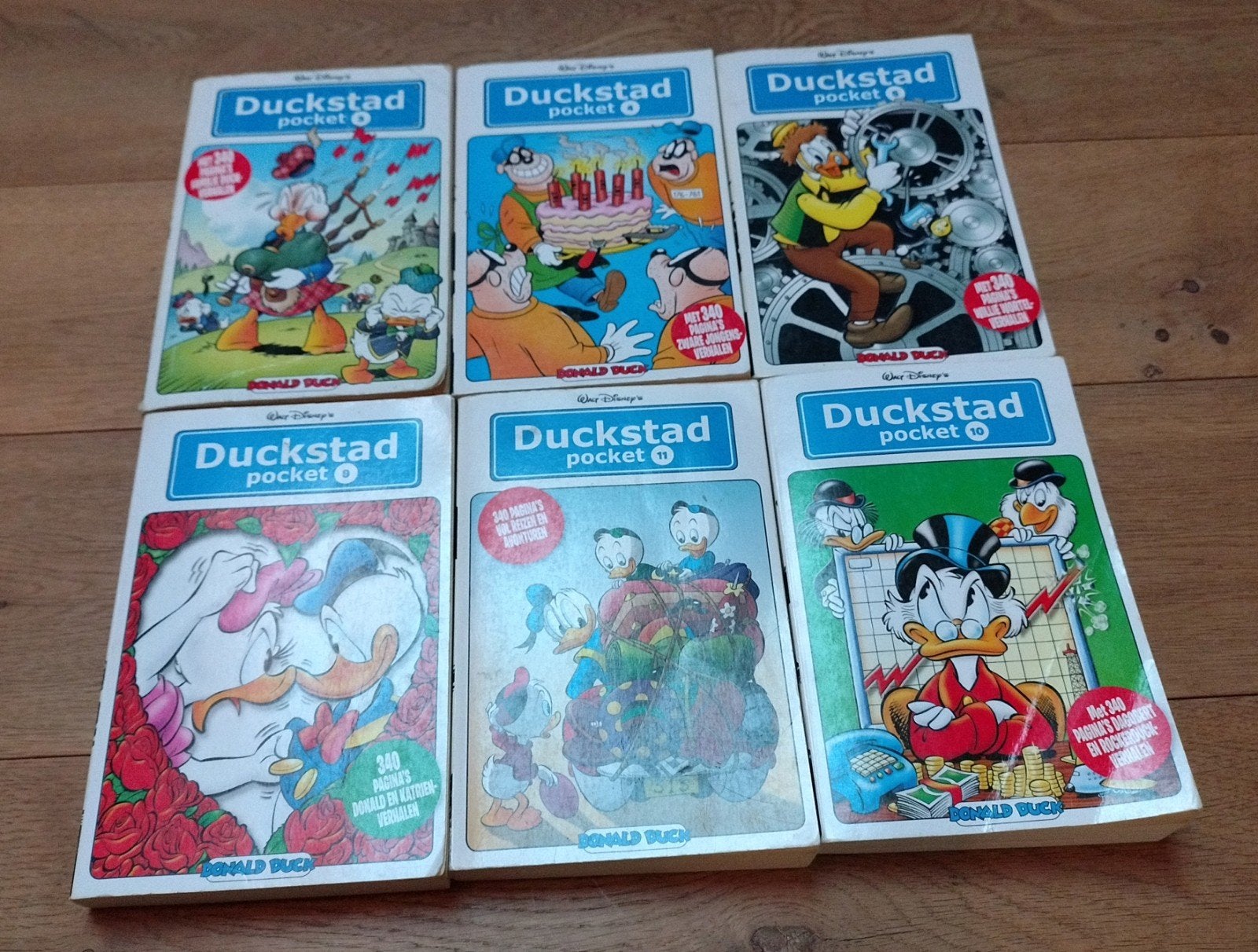Duckstad Pockets setje van 6, Meerdere comics, Ophalen of Verzenden, Gelezen, Europa