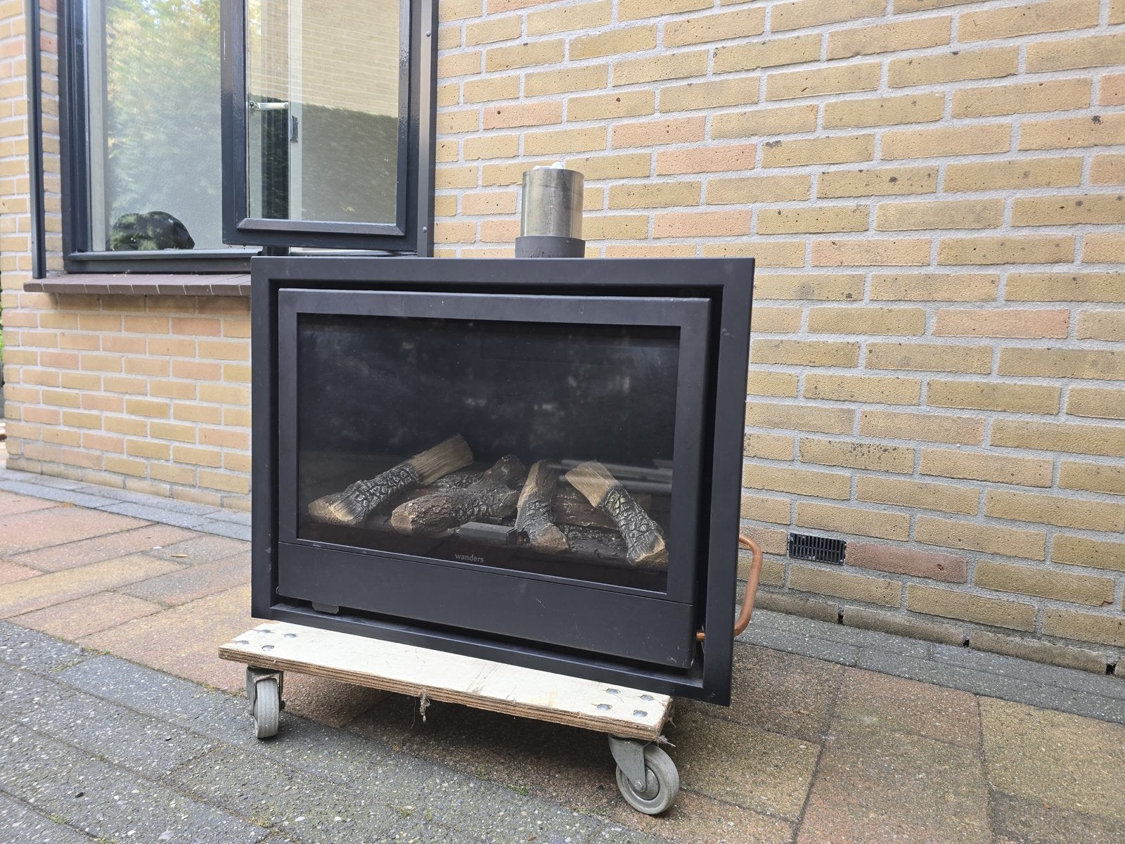 Wanders S60 Gaskachel - Gebruikt, Ophalen, Gebruikt, Inbouwhaard, Gashaard