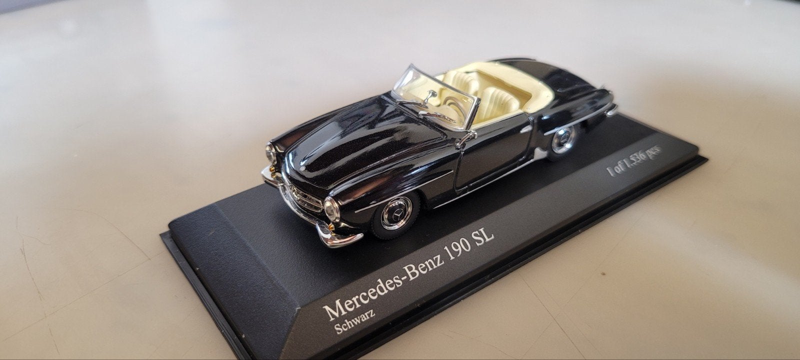 Minichamps 1955 Mercedes 190 SL, Hobby en Vrije tijd, Modelauto's | 1:43, Ophalen of Verzenden, Zo goed als nieuw, Auto, MiniChamps