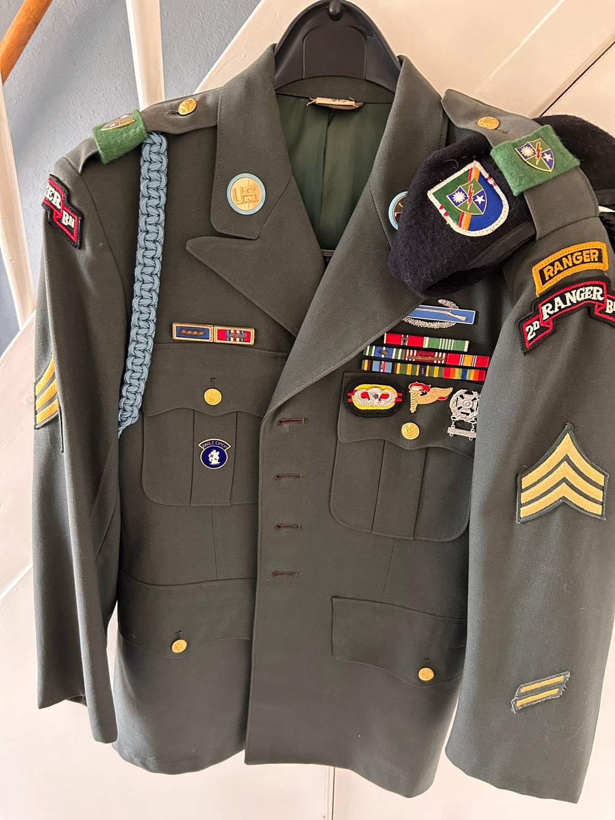 Origineel Amerikaans Leger Jasje - US Army Uniform, Ophalen of Verzenden, Landmacht, Amerika, Kleding of Schoenen