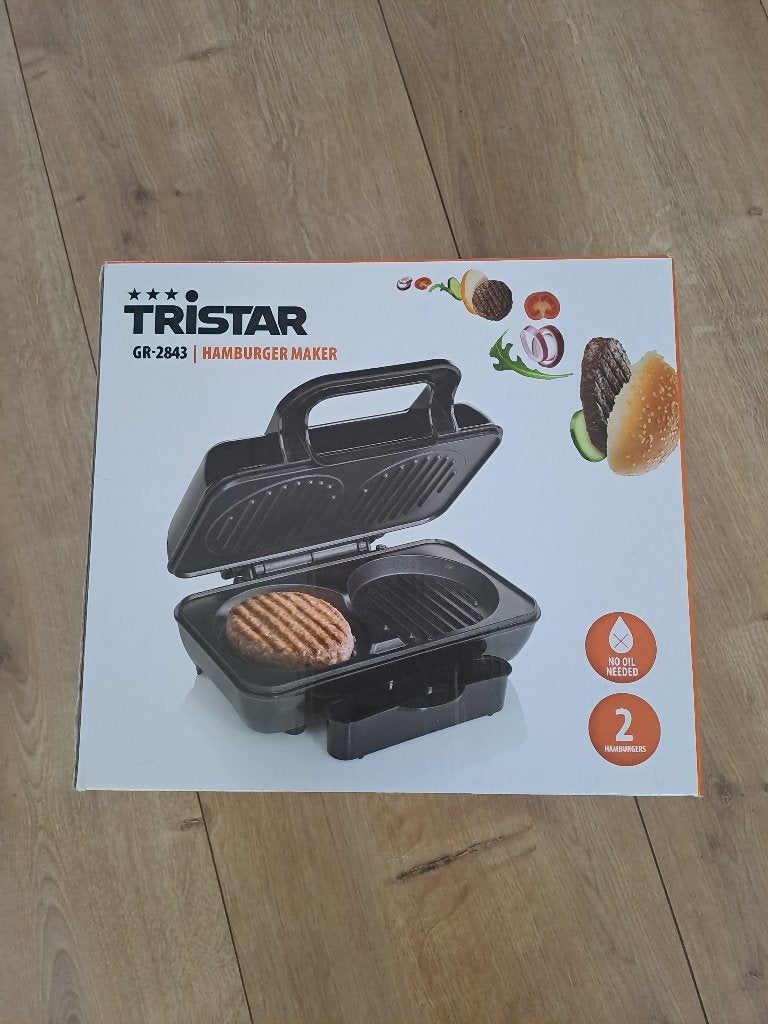 Hamburger maker *NIEUW*, Ophalen, Overige typen, Nieuw, Zwart