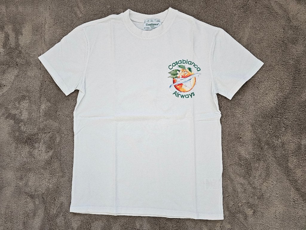 Casablanca Airways T-Shirt maat M, Verzenden, Nieuw, Maat 48/50 (M), Wit