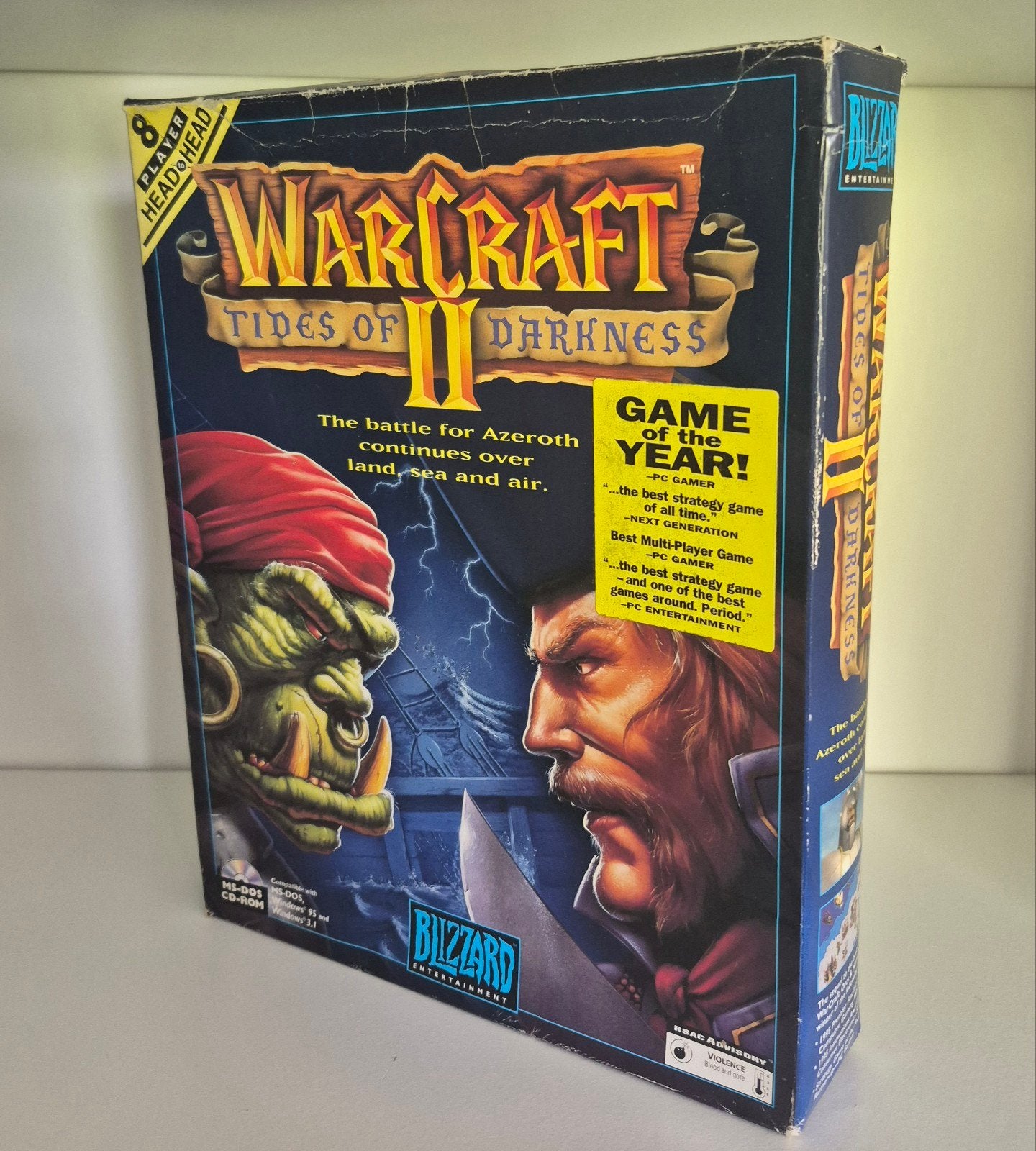 Warcraft II: Tides of Darkness - rts pc game, Gebruikt, Ophalen of Verzenden, Eén computer, 3 spelers of meer