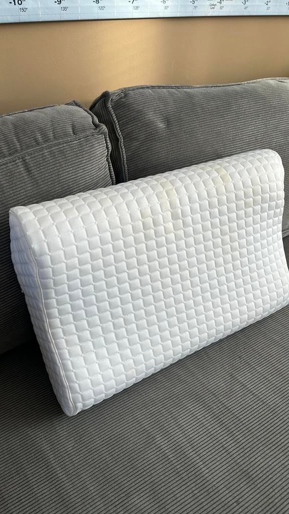 Ergonomisch kussen Rosenskarm IKEA, Eenpersoons, Verzenden, Wit, Zo goed als nieuw