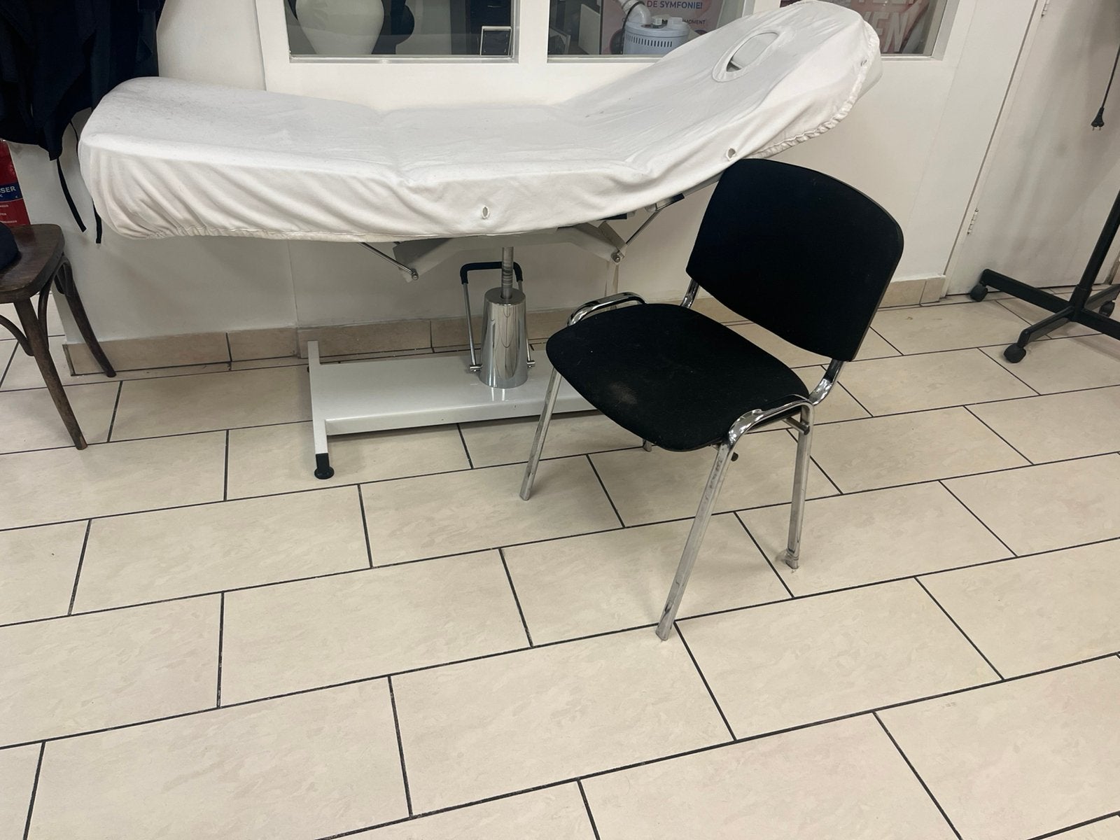 4 Zwarte stoelen, Ophalen, Gebruikt, Zwart