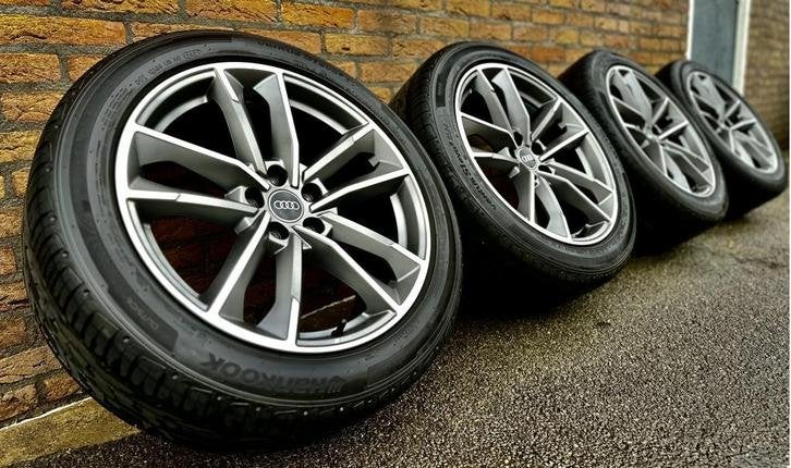 Originele Audi Q3 VW Seat velgen 19 inch met zgan zomerband, Auto-onderdelen, Banden en Velgen, 255 mm, Banden en Velgen, Niet ingevuld