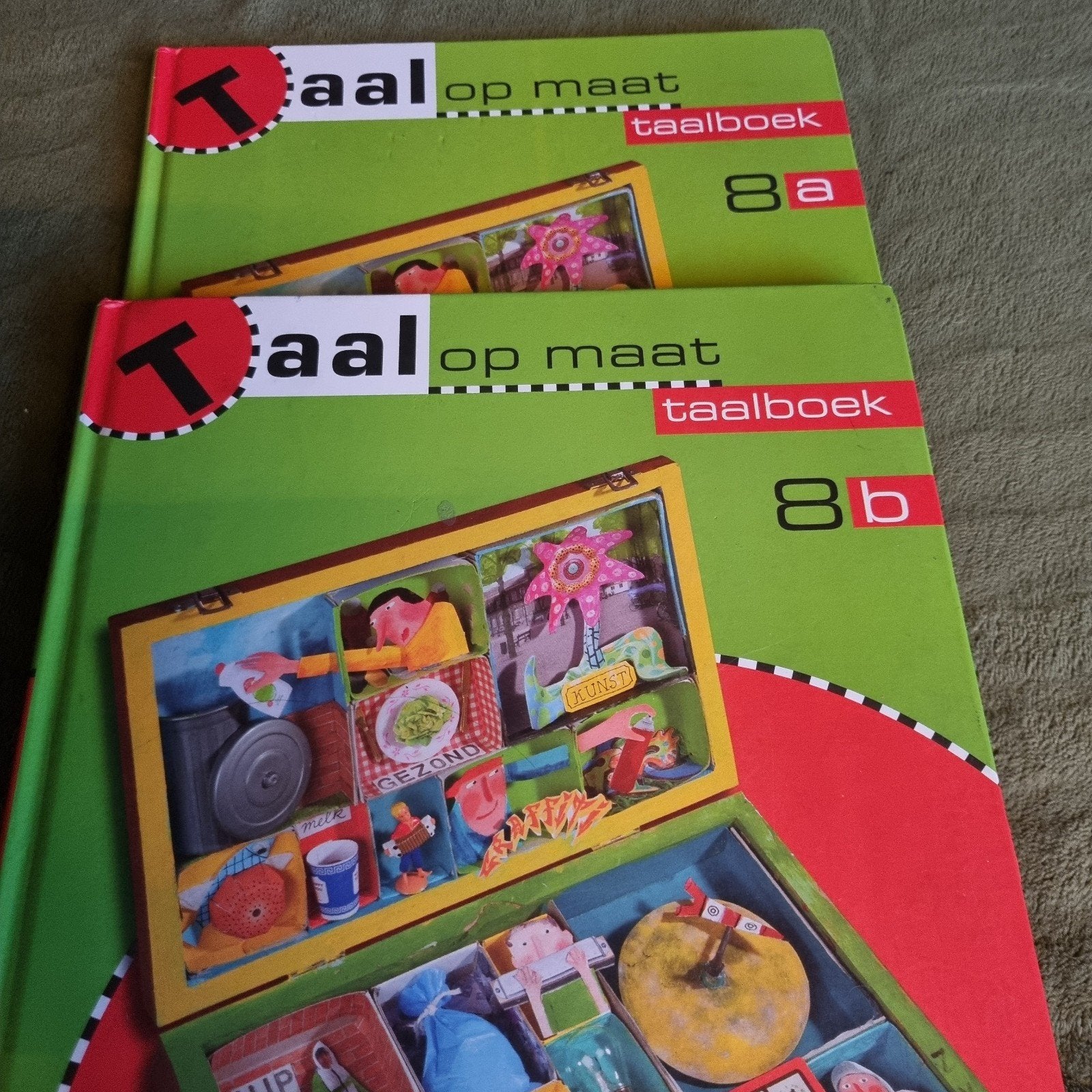Groep 9 Taal op Maat taalboeken 8a en 8b - Noordhoff, Ophalen of Verzenden, Zo goed als nieuw, Noordhoff Uitgevers