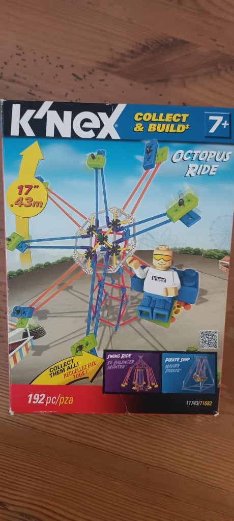 Knex Octopus Ride, Ophalen, Gebruikt, Jongen of Meisje