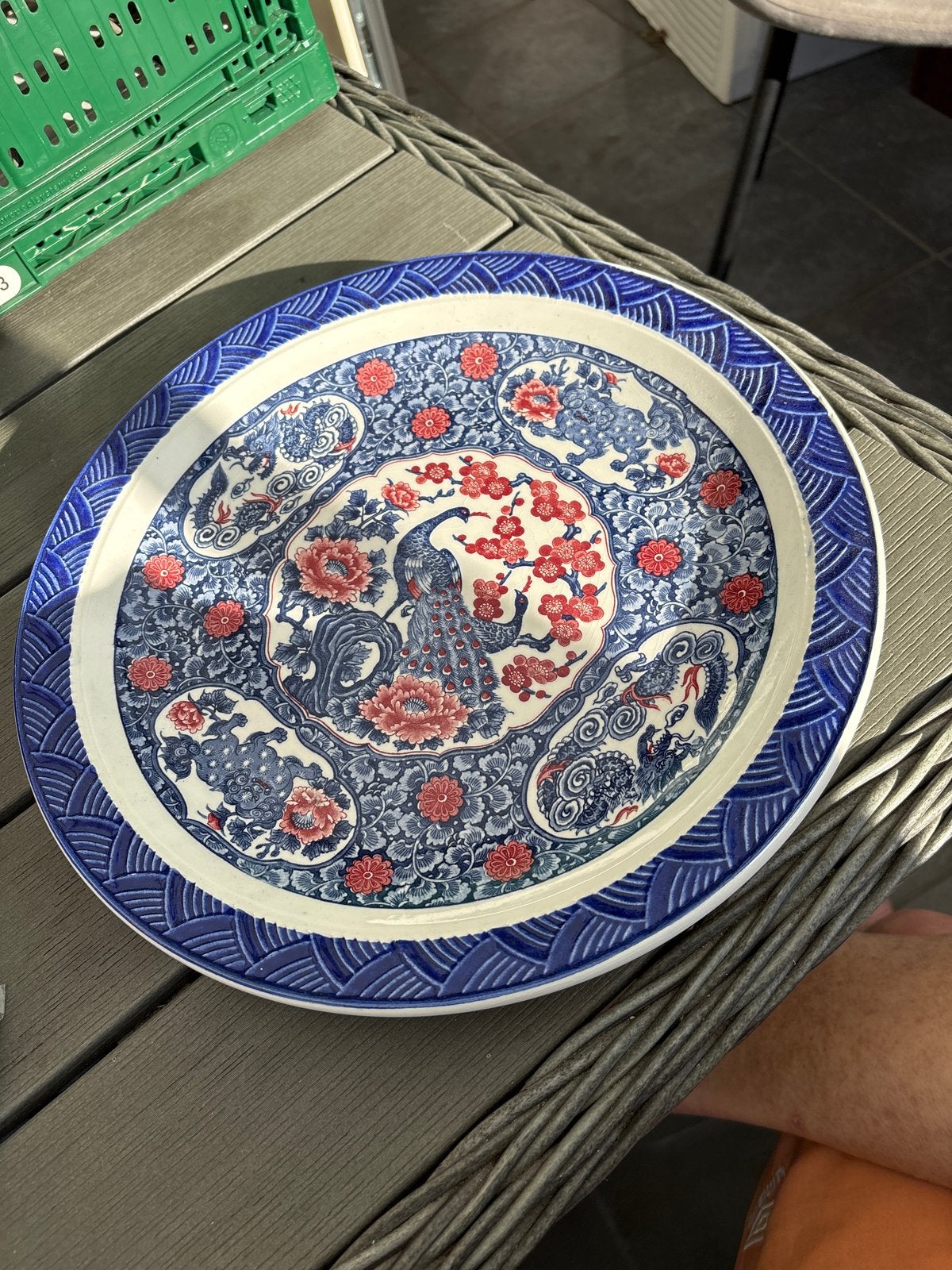 Japans sierbord, Ophalen
