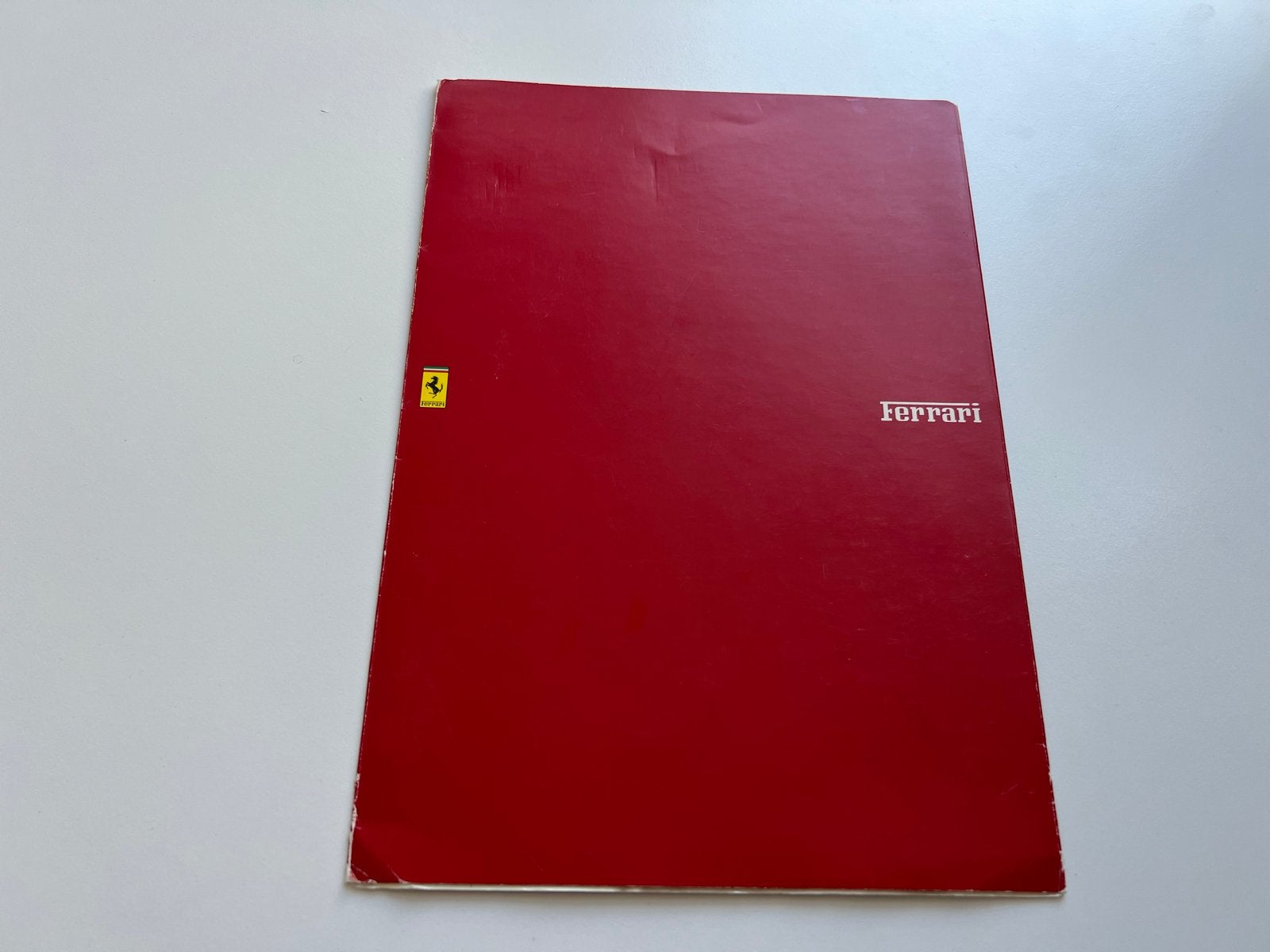 Ferrari Brochure - Geschiedenis en Productie (1991), Boeken, Auto's | Folders en Tijdschriften, Ophalen of Verzenden, Gelezen