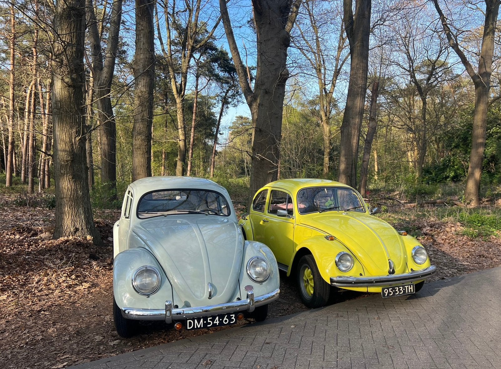 Volkswagen kever voor gala, trouw en andere ritten, Ophalen