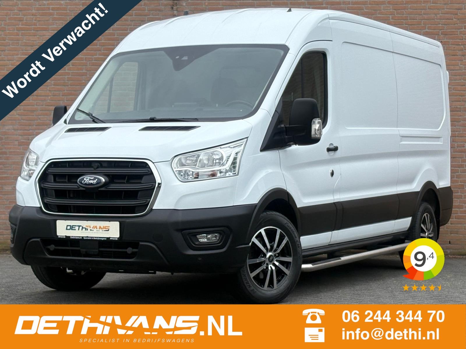 Ford Transit 2.0TDCI 130PK L3H2 Cruisecontrol / Camera / Tre