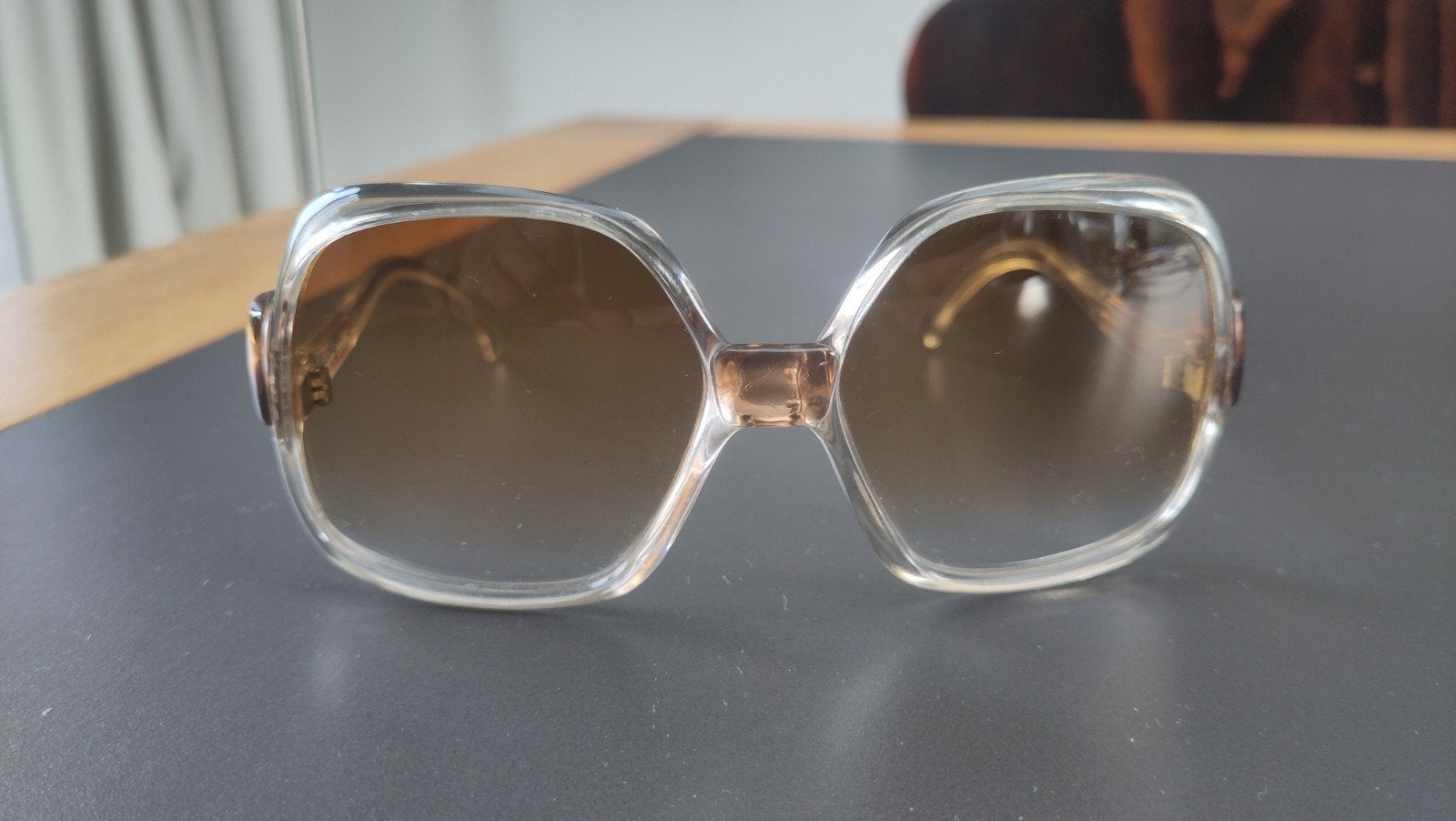 Vintage Pierre Cardin Miami zonnebril, Overige merken, Gebruikt, Zonnebril, Bruin