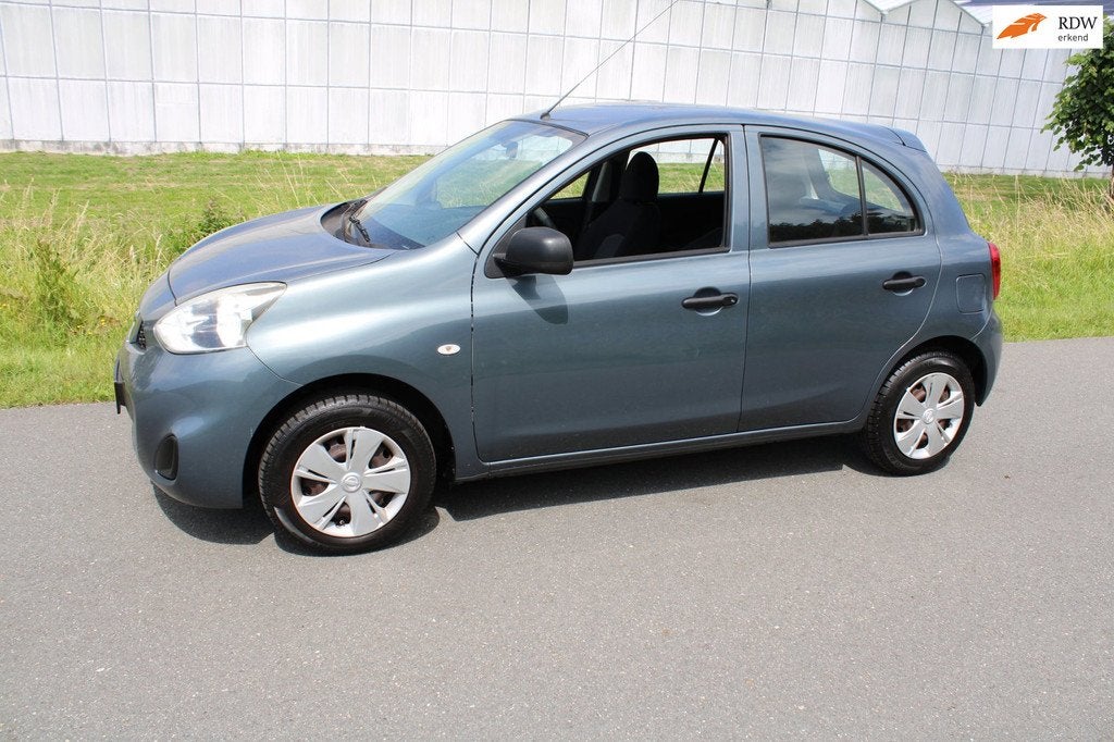 Nissan Micra 1.2 Visia Pack 5 Drs met Airco, Auto's, Nissan, Bedrijf, Te koop, Micra, ABS, Airbags, Airconditioning, Bluetooth