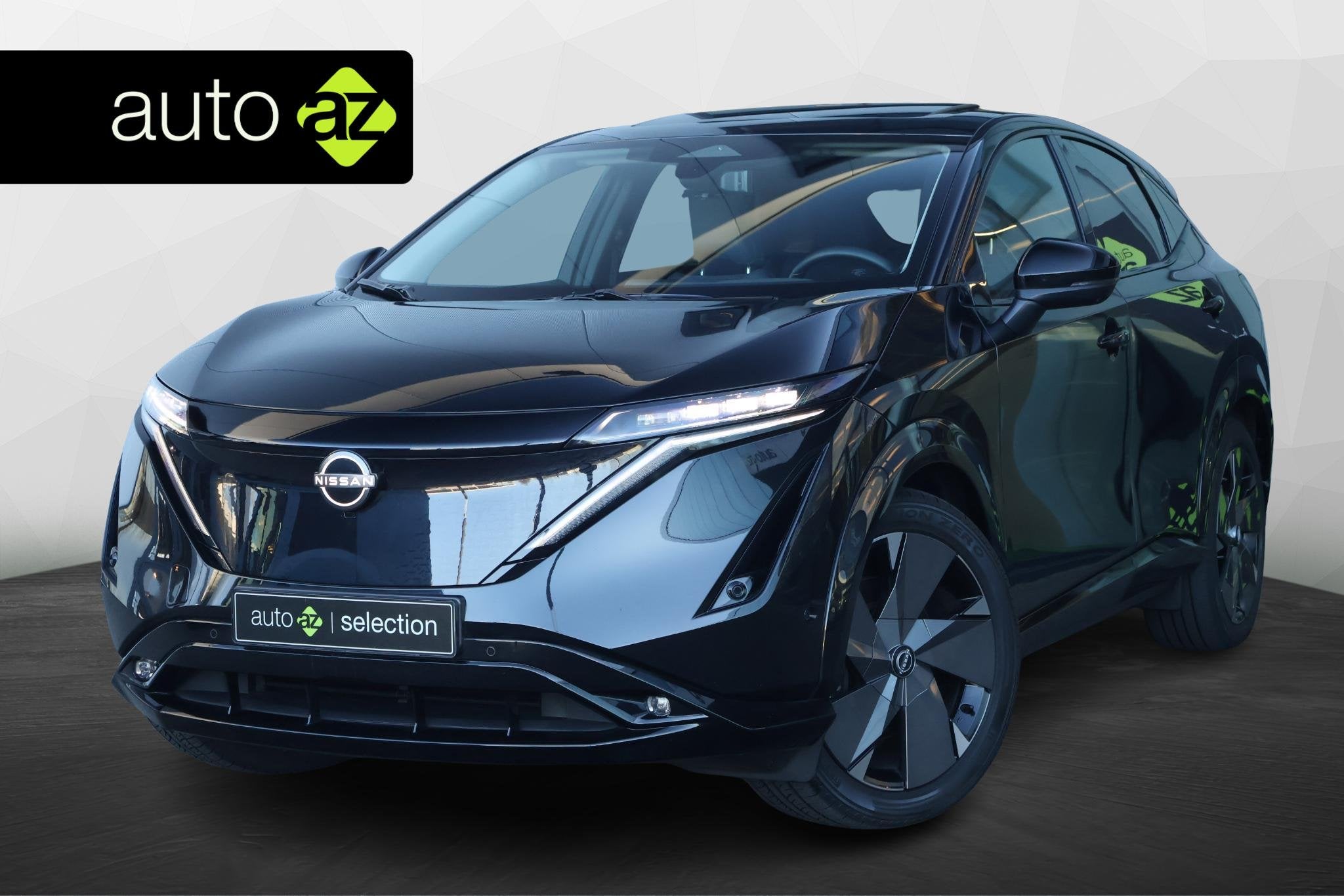 Nissan Ariya e-4ORCE Evolve 91 kWh / SoH 98,7% / Panorama /, Automaat, Stof, Gebruikt, 110 €/maand