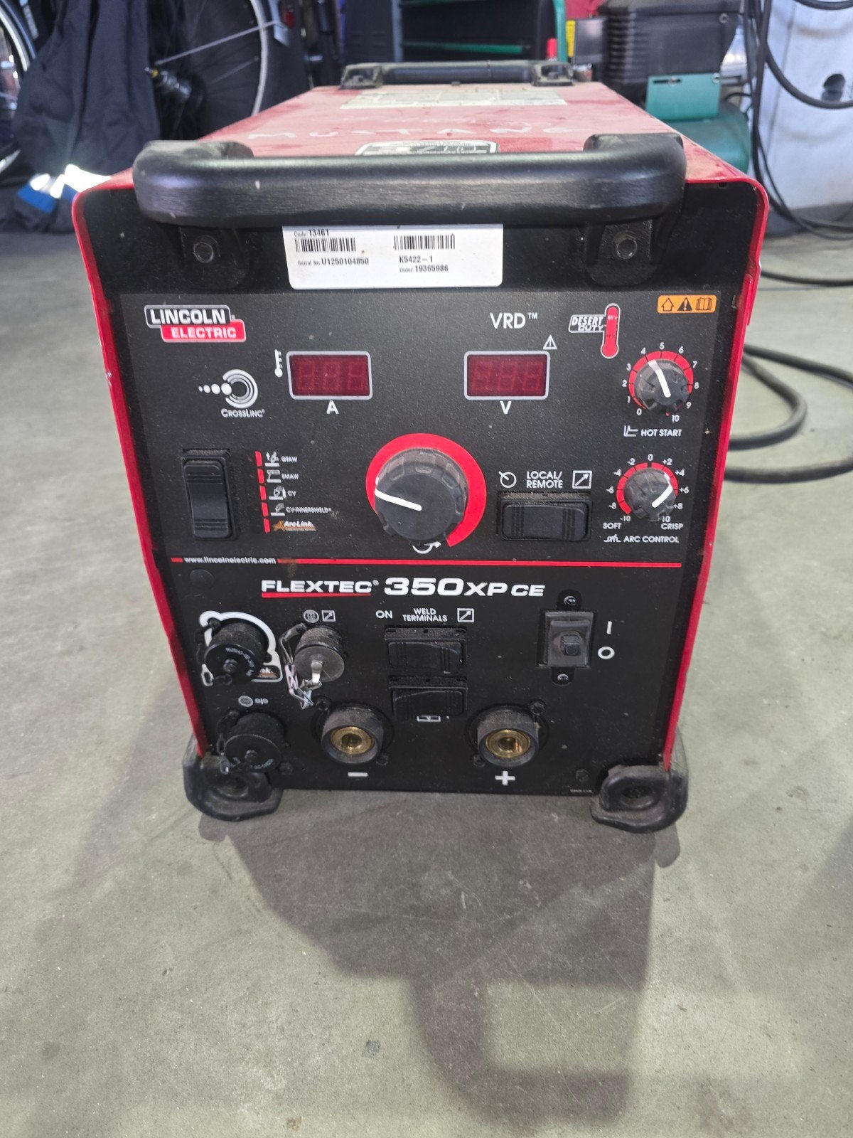Lincoln Flextec 350XP Lasapparaat - Professioneel, Doe-het-zelf en Verbouw, Gereedschap | Lasapparaten, Ophalen of Verzenden