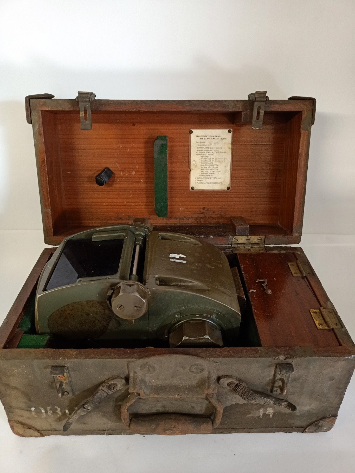 reflex vizier luchtafweergeschut defensie, Ophalen of Verzenden, Landmacht, Nederland, Overige typen