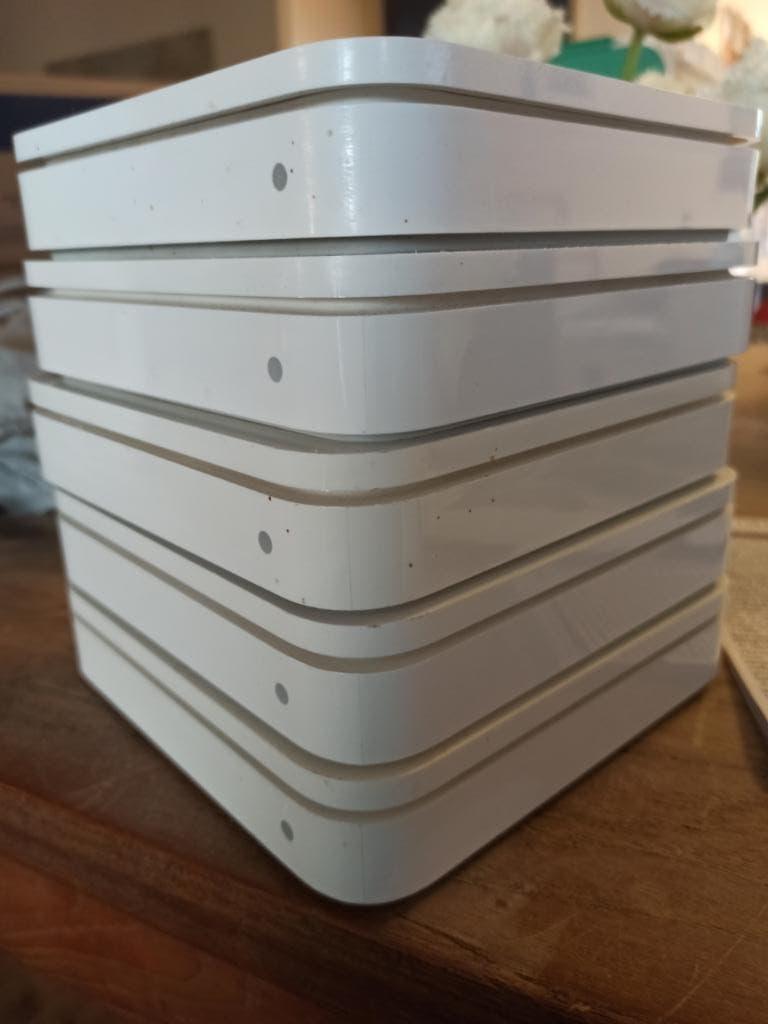 Apple AirPort Extreme – complete set (5 stuks), Ophalen of Verzenden, Gebruikt, Router, Apple AirPort Extreme