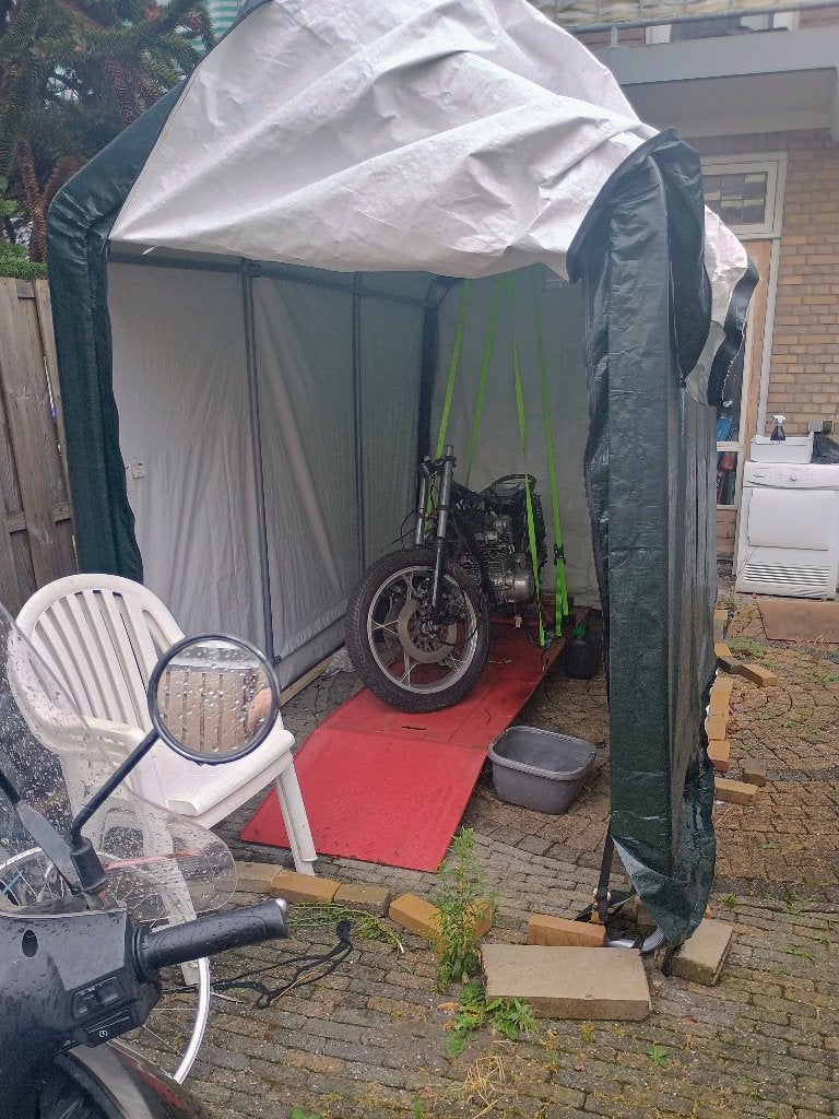 Garagetent, Ophalen, Overige typen, Minder dan 4 meter, Zo goed als nieuw