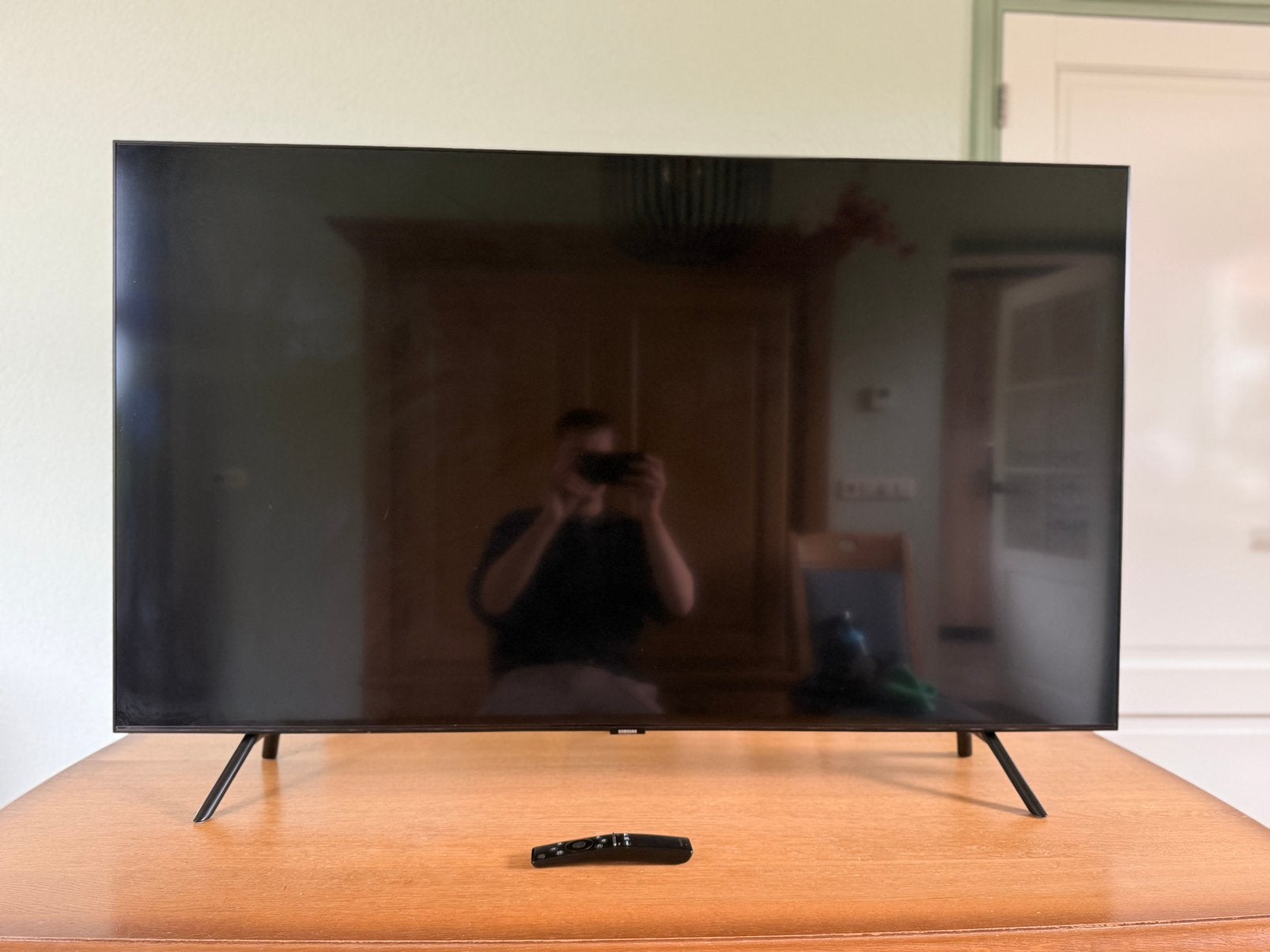 Samsung smart tv 55”, Ophalen, Zo goed als nieuw, 100 Hz, Samsung