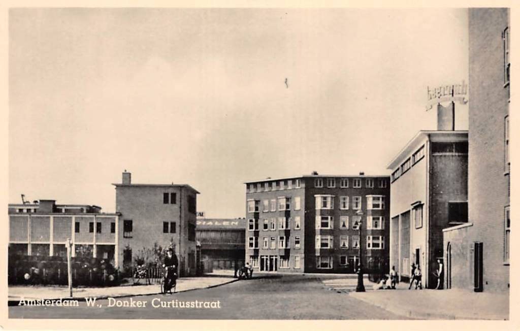 Amsterdam West Donker Curtiusstraat 1947, Verzamelen, Ophalen of Verzenden, 1940 tot 1960, Ongelopen, Noord-Holland