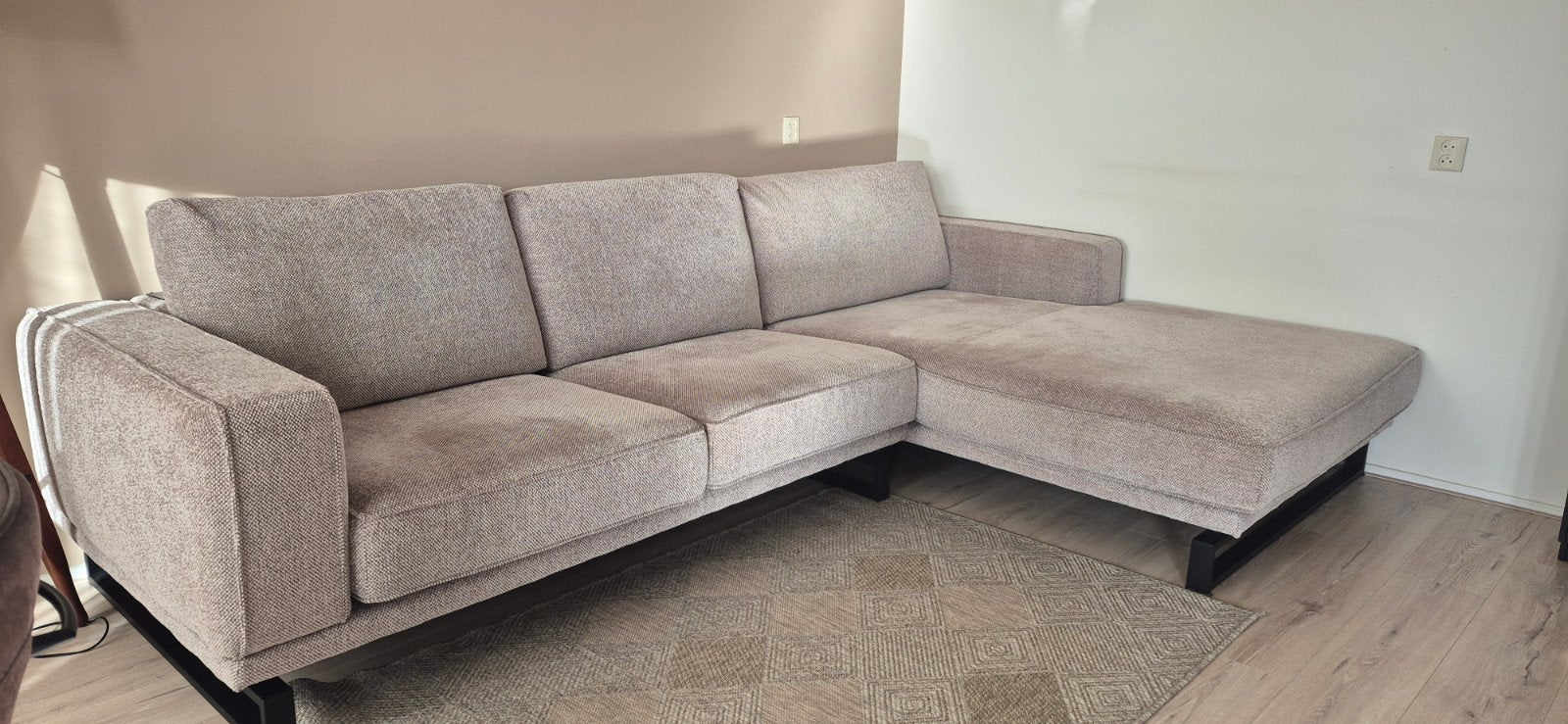 Zitmaxx Loungebank Kansas - Zo goed als nieuw, Hoekbank, 300 cm of meer, Ophalen of Verzenden, Zo goed als nieuw