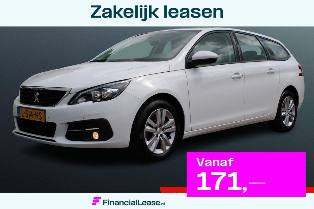 Peugeot 308 SW 1.2 110 PK Turbo PureTech Blue Lease Active,, Voorwielaandrijving, Stof, Gebruikt, 1199 cc