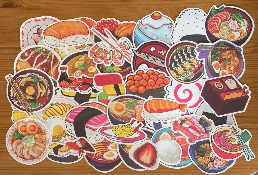 Sushi stickers, Hobby en Vrije tijd, Verzenden, Nieuw, Meerdere stickers
